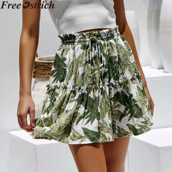 skirts summer beach mini skirt women ruffle stitching floral print casual lace-up plus size female elastic band high waist, Black
skirts summer beach mini skirt women ruffle stitching floral print casual lace-up plus size female elastic band high waist, Black