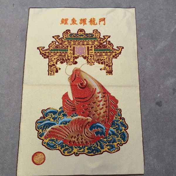 other arts and crafts fine thangka brocade painting su embroidery carp leaping dragon gate
other arts and crafts fine thangka brocade painting su embroidery carp leaping dragon gate