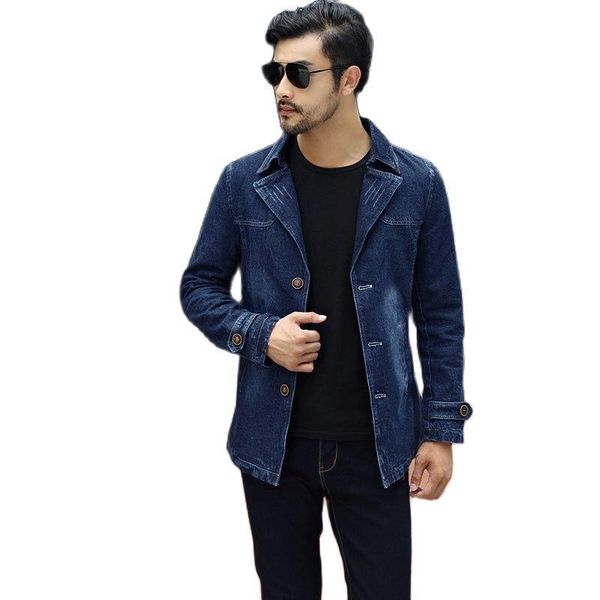 fashion men spring autumn denim jacket casual long cowboy coat solid color windbreaker trench male slim fit outerwear men's jackets, Black;brown
fashion men spring autumn denim jacket casual long cowboy coat solid color windbreaker trench male slim fit outerwear men's jackets, Black;brown