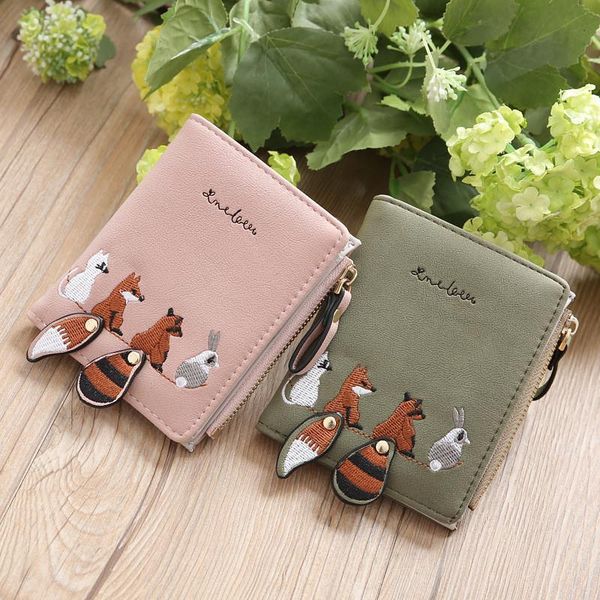 womens wallet lovely cartoon animals short leather female small coin purse hasp zipper kid card holder for girls, Red;black
womens wallet lovely cartoon animals short leather female small coin purse hasp zipper kid card holder for girls, Red;black