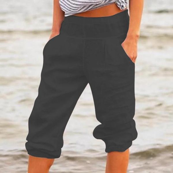 women's pants & capris 2021 solid color tie-leg cotton and linen casual cropped trousers female pure pantalones de mujer, Black;white
women's pants & capris 2021 solid color tie-leg cotton and linen casual cropped trousers female pure pantalones de mujer, Black;white