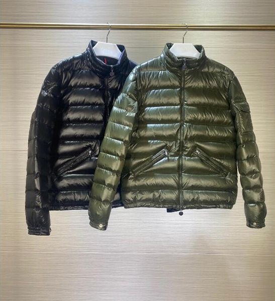 men stand collar down coat waterproof thin soft warm parkas black and green size 12345
men stand collar down coat waterproof thin soft warm parkas black and green size 12345