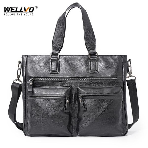 briefcases black briefcase business lapbag men handbags male travel pu leather messenger bags tote x118c
briefcases black briefcase business lapbag men handbags male travel pu leather messenger bags tote x118c