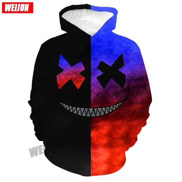 men's hoodies & sweatshirts autumn and winter xxoo pattern 3d printed hoodie street fashion casual sports sweater oversized pullover, Black
men's hoodies & sweatshirts autumn and winter xxoo pattern 3d printed hoodie street fashion casual sports sweater oversized pullover, Black