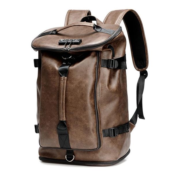 backpack male waterproof backpacks 2021 fashion pu leather bookbags mens school bag men functional bags big capacity
backpack male waterproof backpacks 2021 fashion pu leather bookbags mens school bag men functional bags big capacity