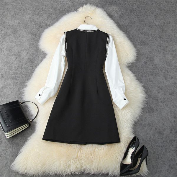 two piece dress fashion long white blouse and autumn dress woman elegant office clothes lady dresses dhmc
two piece dress fashion long white blouse and autumn dress woman elegant office clothes lady dresses dhmc