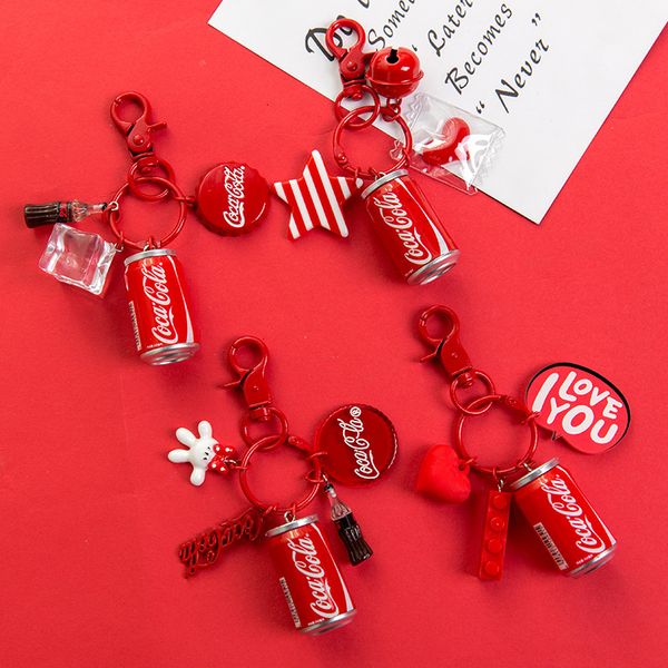 cool drinks keychains cola key chain creative cans key chain men and women car bags pendant key ring, Silver
cool drinks keychains cola key chain creative cans key chain men and women car bags pendant key ring, Silver
