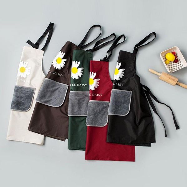 aprons small daisy pattern kitchen apron pvc waterproof oil-proof absorbent coral flannel baking home cleaning tool household
aprons small daisy pattern kitchen apron pvc waterproof oil-proof absorbent coral flannel baking home cleaning tool household