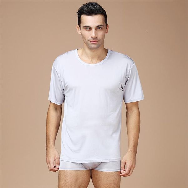 summer men tank 100% real silk o neck knitted short sleeve vest male casual comfortable cool breathable 9601, White;black
summer men tank 100% real silk o neck knitted short sleeve vest male casual comfortable cool breathable 9601, White;black