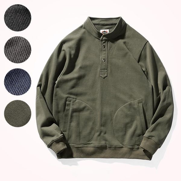 men's hoodies & sweatshirts american style retro pullover half-open collar deck serving short jacket knitted terry cloth casual coat sw, Black
men's hoodies & sweatshirts american style retro pullover half-open collar deck serving short jacket knitted terry cloth casual coat sw, Black