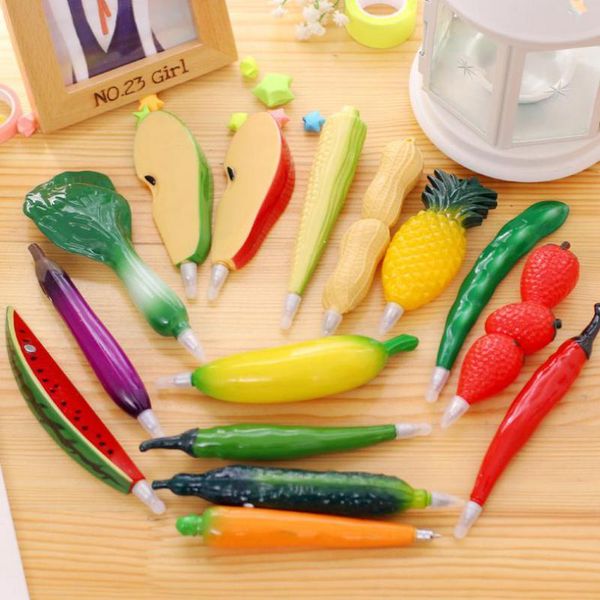 ballpoint pens jonvon satone 13 style fruit pen with point office supplies student prizes creative cartoon cute stationery, Blue;orange
ballpoint pens jonvon satone 13 style fruit pen with point office supplies student prizes creative cartoon cute stationery, Blue;orange