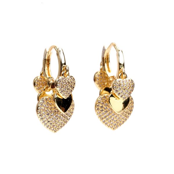 women's earrings wind peach heart earrings ins micro diamond multi-layer heart-shaped, Golden
women's earrings wind peach heart earrings ins micro diamond multi-layer heart-shaped, Golden