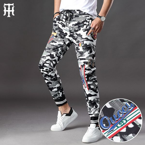 pants fashionable the casual men's spring and summer thin camouflage wei jacquard leggings sportswear brand, Black
pants fashionable the casual men's spring and summer thin camouflage wei jacquard leggings sportswear brand, Black