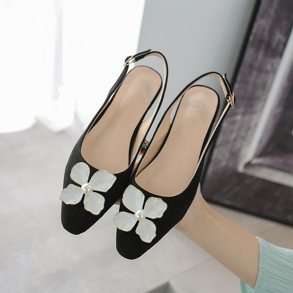 summer product elegant korean fashion single shoes lotus leaf flower pearl women sandals dress, Black
summer product elegant korean fashion single shoes lotus leaf flower pearl women sandals dress, Black