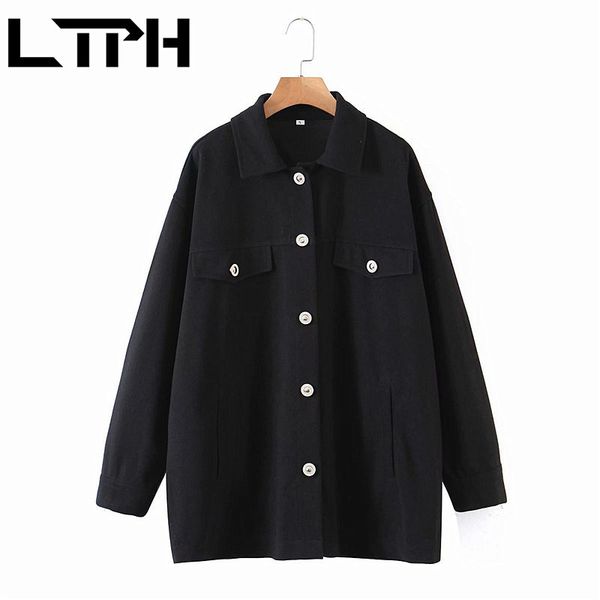 simple fashion black vintage jackets coat long sleeve single breasted shirt outerwear woman jacket spring autumn 210427, Black;brown
simple fashion black vintage jackets coat long sleeve single breasted shirt outerwear woman jacket spring autumn 210427, Black;brown