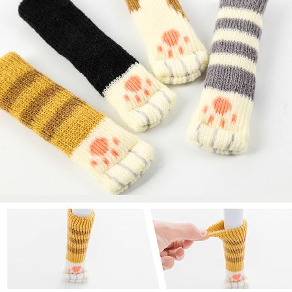 chair covers 4pcs leg socks home furniture floor protectors non-slip table legs sleeve cat claw cover foot knitting
chair covers 4pcs leg socks home furniture floor protectors non-slip table legs sleeve cat claw cover foot knitting