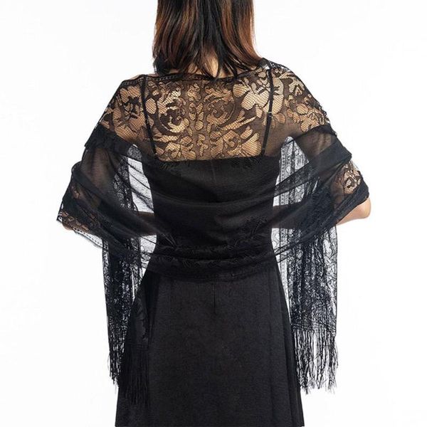 scarves female wedding elegant tassel shawl pure color 63*185 hollow lace party bride bridesmaid mesh yarn temperament evening scarf, Blue;gray
scarves female wedding elegant tassel shawl pure color 63*185 hollow lace party bride bridesmaid mesh yarn temperament evening scarf, Blue;gray