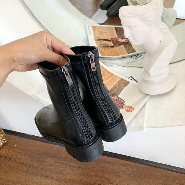 boots vintage square toe women med heel ankle genuine leather short party night club shoes woman size 41 42 43 tug0, Black
boots vintage square toe women med heel ankle genuine leather short party night club shoes woman size 41 42 43 tug0, Black