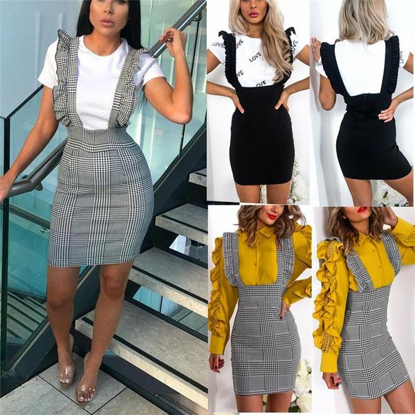 skirts women's mini skirt vintage official lady pencil high waist summer fashion ruffle strap black plaid party clothes
skirts women's mini skirt vintage official lady pencil high waist summer fashion ruffle strap black plaid party clothes