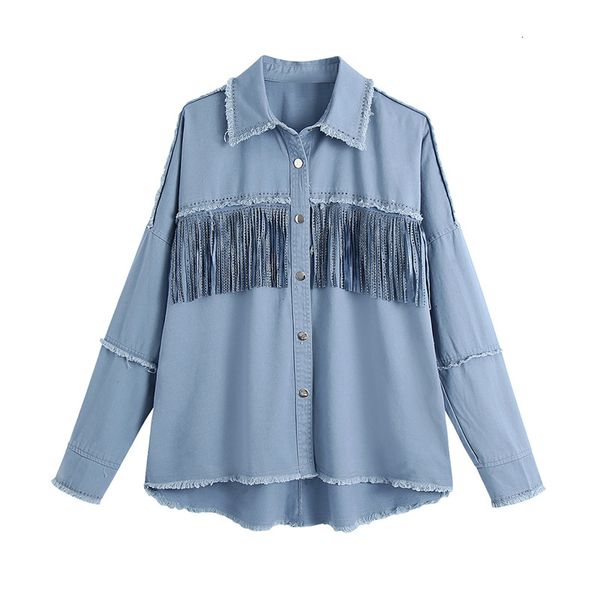women's jackets vintage chic patchwork women's outwear lapel fashion tassel jackets for lady 2021 single breasted streetwear, Black;brown
women's jackets vintage chic patchwork women's outwear lapel fashion tassel jackets for lady 2021 single breasted streetwear, Black;brown