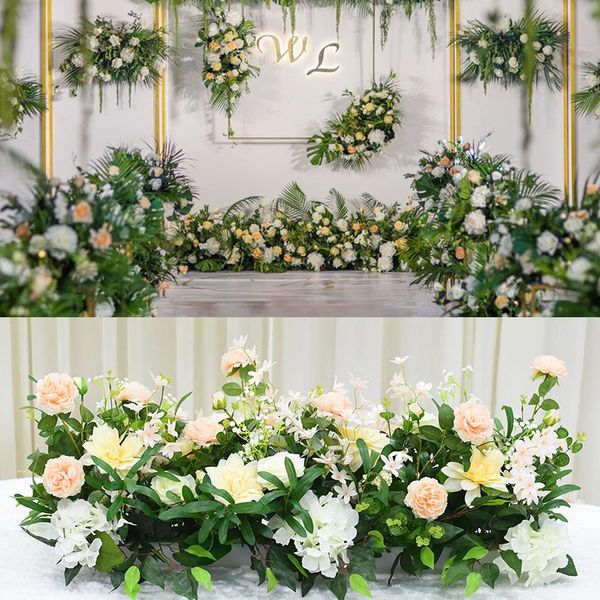 wedding props, flower rows, outdoor el road setting, floral background wall, finished silk flowers decorative & wreaths
wedding props, flower rows, outdoor el road setting, floral background wall, finished silk flowers decorative & wreaths