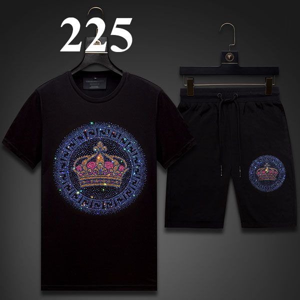 rhinestone mercerized and cotton tshirt silk shorts tracksuit casual bottoms men piece set for summer uhxr, Gray
rhinestone mercerized and cotton tshirt silk shorts tracksuit casual bottoms men piece set for summer uhxr, Gray