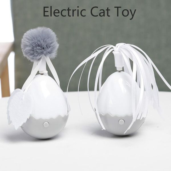 cat toys pet accessories intelligent funny automatic rotation toy interactive feather egg tumbler for kitten supplies
cat toys pet accessories intelligent funny automatic rotation toy interactive feather egg tumbler for kitten supplies