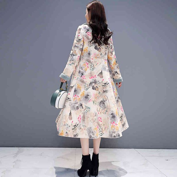 Vrex Winter Arrival Loose version Fashionable clothes Women clothing Floral Loo Medium long woman, Black
Vrex Winter Arrival Loose version Fashionable clothes Women clothing Floral Loo Medium long woman, Black