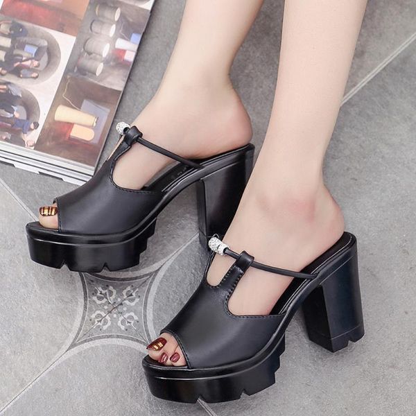 slippers women shoes fashion summer high heel beach flip flops slipper wedge platform zapatos de mujer#g40, Black
slippers women shoes fashion summer high heel beach flip flops slipper wedge platform zapatos de mujer#g40, Black