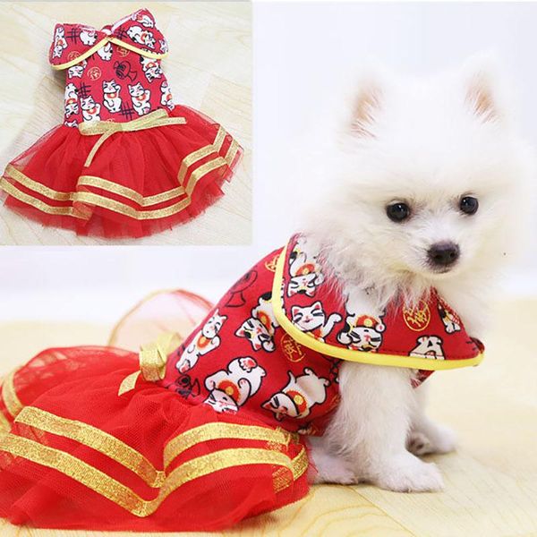 cartoon lucky cat dog dresses for small dogs chihuahua puppy year party dress princess tutu ropa perro yorkshire pet clothes apparel
cartoon lucky cat dog dresses for small dogs chihuahua puppy year party dress princess tutu ropa perro yorkshire pet clothes apparel