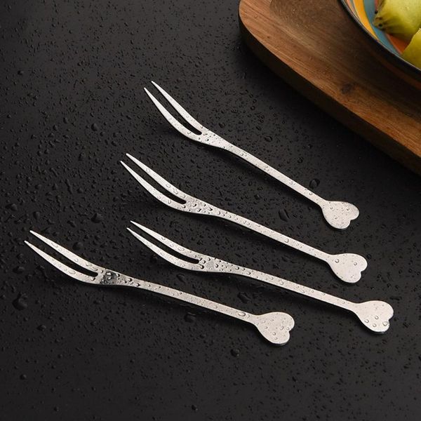 forks 20pcs mini heart shaped handle fruit fork stainless steel lovely cake dessert tines for home restaurant el (silver
forks 20pcs mini heart shaped handle fruit fork stainless steel lovely cake dessert tines for home restaurant el (silver
