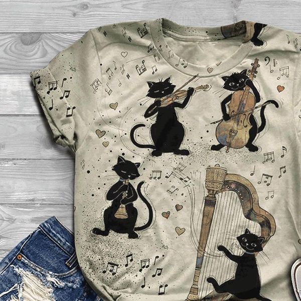 womens t shirt women tees short sleeve 3d four cat animal printed o neck plus size blusas harajuku, White
womens t shirt women tees short sleeve 3d four cat animal printed o neck plus size blusas harajuku, White