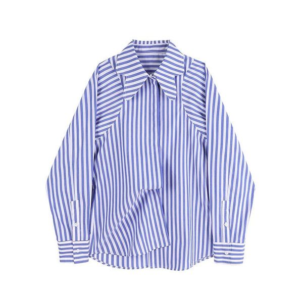 women's blouses & shirts striped shirt design turn down collar fashion loose casual spring blouse women z047, White
women's blouses & shirts striped shirt design turn down collar fashion loose casual spring blouse women z047, White