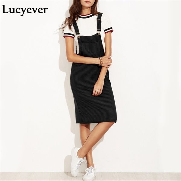 lucyever vintage elastic women midi spring autumn strap suspender female dress casual pocket black sleeveless vestido 2021, Black;gray
lucyever vintage elastic women midi spring autumn strap suspender female dress casual pocket black sleeveless vestido 2021, Black;gray