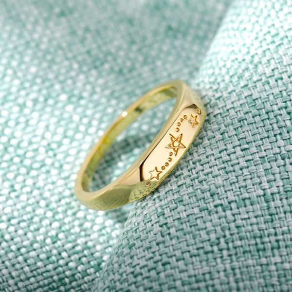 wedding rings vintage lucky carved star for women stainless steel gold geometric couple ring engagement aesthetic jewelry, Slivery;golden
wedding rings vintage lucky carved star for women stainless steel gold geometric couple ring engagement aesthetic jewelry, Slivery;golden