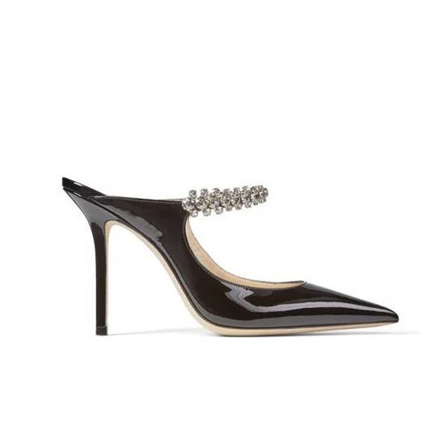 grade dress shoes linen patent leather mules with crystal strap 7cm 10cm designer heel box eu 34 to 40 tradingbear, Black
grade dress shoes linen patent leather mules with crystal strap 7cm 10cm designer heel box eu 34 to 40 tradingbear, Black