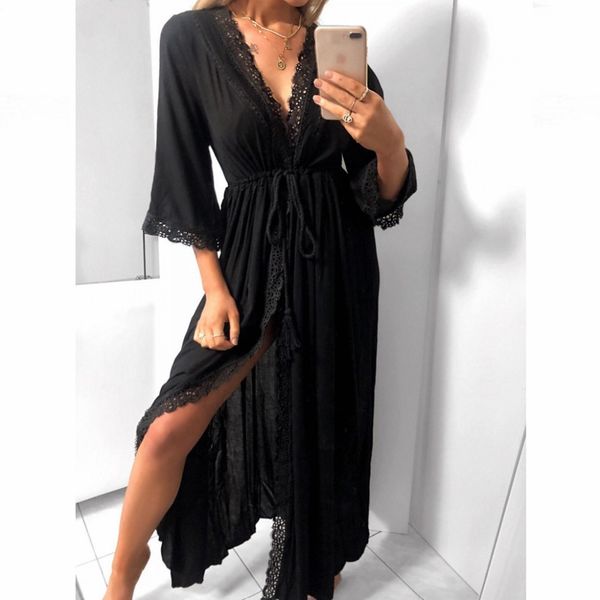 women's sleepwear embroidered nightgown satin lace bathrobe perfect wedding bridal party robe woman toweled x80o, Black;red
women's sleepwear embroidered nightgown satin lace bathrobe perfect wedding bridal party robe woman toweled x80o, Black;red