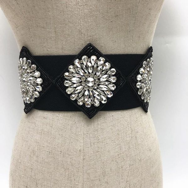 belts big white crystal gem waist belt women handmade flower rhinestone elasitc waistband brand ladies dress shirt corset stretchy, Black;brown
belts big white crystal gem waist belt women handmade flower rhinestone elasitc waistband brand ladies dress shirt corset stretchy, Black;brown