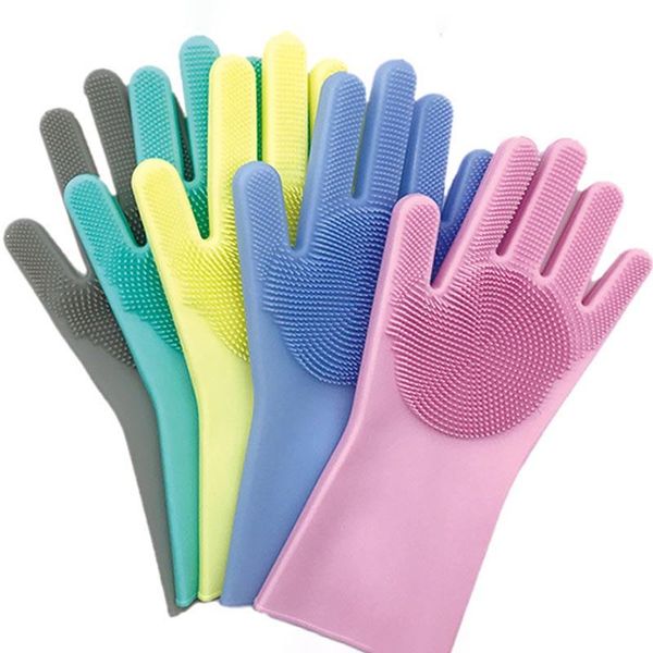 1pair household cleaning tools reusable grade silicone wash gloves heat resistant dishwashing kitchen accessories disposable
1pair household cleaning tools reusable grade silicone wash gloves heat resistant dishwashing kitchen accessories disposable
