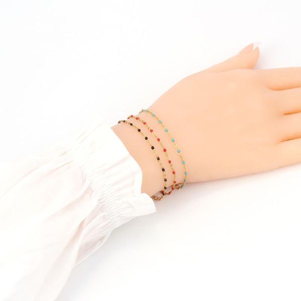 charm bracelets devil's eye stainless steel rice bead bracelet fashion ethnic jewelry accessories gift, Golden;silver
charm bracelets devil's eye stainless steel rice bead bracelet fashion ethnic jewelry accessories gift, Golden;silver