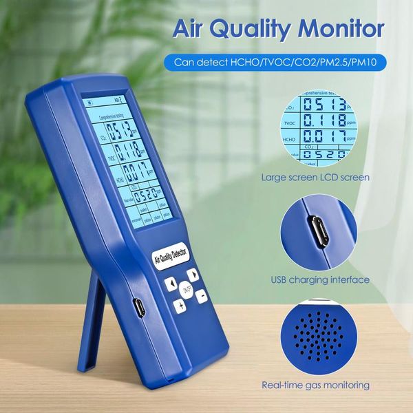 air quality monitor accurate tester for co2 formaldehyde(hcho) tvoc ppm meters protable purifiers
air quality monitor accurate tester for co2 formaldehyde(hcho) tvoc ppm meters protable purifiers