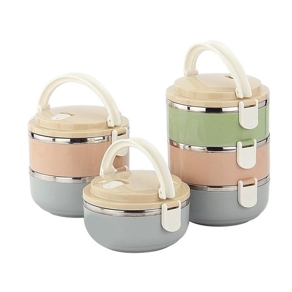 dinnerware sets 1/2/3/4 layers portable stainless steel round lunch box bento thermal insulated storage container
dinnerware sets 1/2/3/4 layers portable stainless steel round lunch box bento thermal insulated storage container