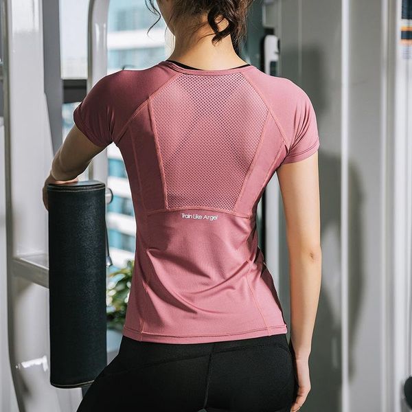 yoga outfit the summer round neck jacket running fitness clothing sports women stretch quick dry short sleeves slim body t-shirt
yoga outfit the summer round neck jacket running fitness clothing sports women stretch quick dry short sleeves slim body t-shirt