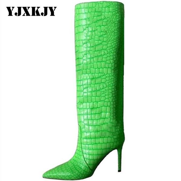 boots yjxkjy women's knee high pointed toe thin heel long ladies big size 34-43 genuine leather for women shoes, Black
boots yjxkjy women's knee high pointed toe thin heel long ladies big size 34-43 genuine leather for women shoes, Black