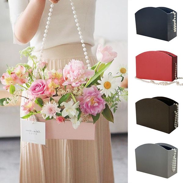 1pc pearl portable flower box souvenir rose bouquet arrangement diy floral packaging gift wrap
1pc pearl portable flower box souvenir rose bouquet arrangement diy floral packaging gift wrap