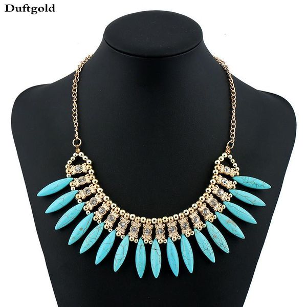 bohemia gold-color crystal stone and natural pendant necklace women jewelry statement fashion choker duftgold chokers, Golden;silver
bohemia gold-color crystal stone and natural pendant necklace women jewelry statement fashion choker duftgold chokers, Golden;silver