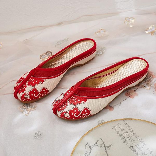 slippers vintage handmade mesh breathable flat shoes ladies heel design female soft sole old peking beach flip flops, Black
slippers vintage handmade mesh breathable flat shoes ladies heel design female soft sole old peking beach flip flops, Black