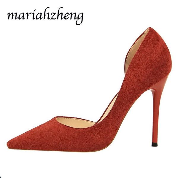 dress shoes meriahzheng .5cm simple high heel suede women's pointed toe shallow mouth nightclub side hollow ds, Black
dress shoes meriahzheng .5cm simple high heel suede women's pointed toe shallow mouth nightclub side hollow ds, Black