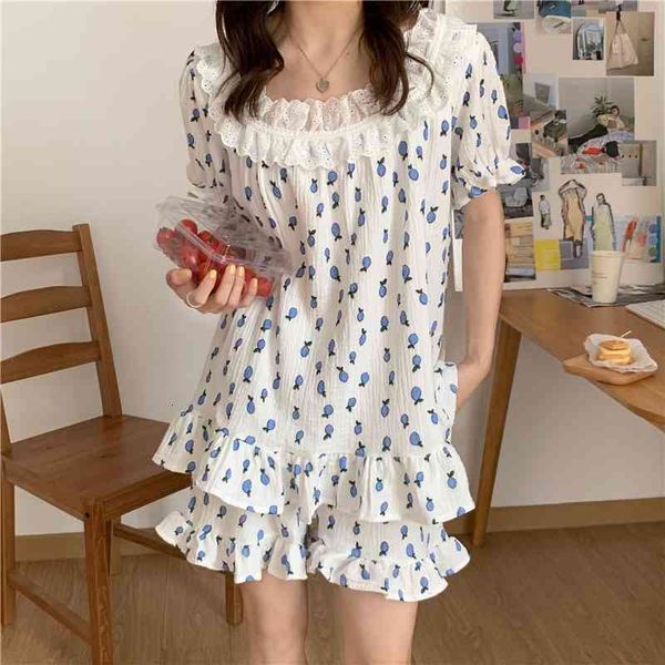 women's sleepwear arrival printing stylish 2021 summer casual femme pajama suits loose women cotton two piece sets lzbm, Black;red
women's sleepwear arrival printing stylish 2021 summer casual femme pajama suits loose women cotton two piece sets lzbm, Black;red
