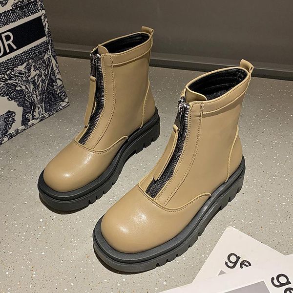 boots khaki front zipper pu leather ankle women 2021 autumn fashion black punk shoes ladies casual gothic platform combat
boots khaki front zipper pu leather ankle women 2021 autumn fashion black punk shoes ladies casual gothic platform combat
